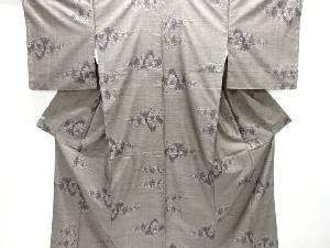 クリスマスセール大特価品　洋館模様織り出し本場泥大島紬着物(9マルキ)